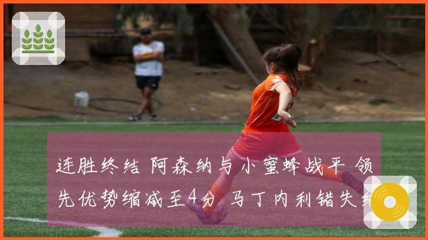 连胜终结 阿森纳与小蜜蜂战平 领先优势缩减至4分 马丁内利错失绝杀良机